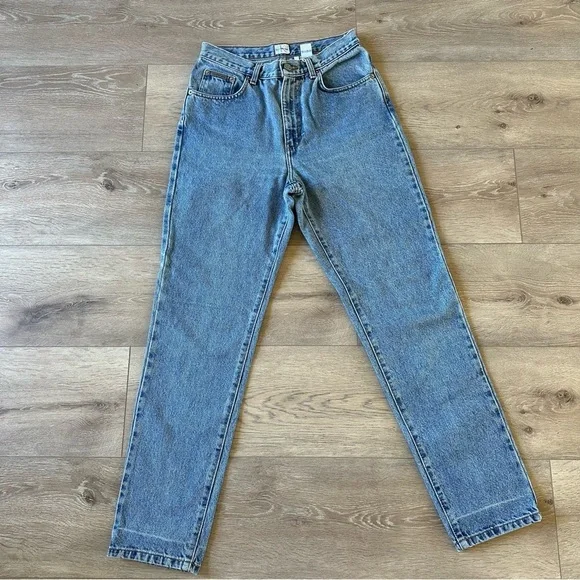 Vintage Calvin Klein High Waisted Jeans Moms Jeans Style Sz 6 100% Cotton - Picture 3 of 7